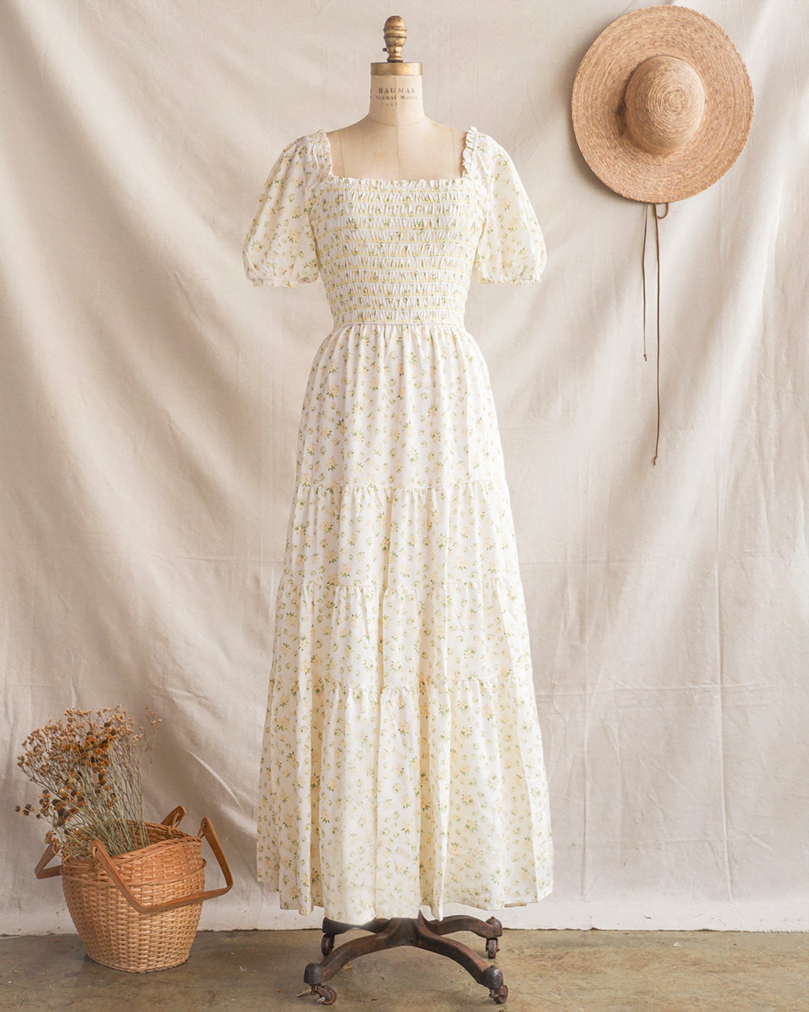 vintage white dress